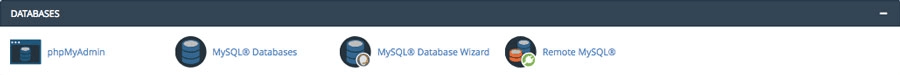 cPanel-databases