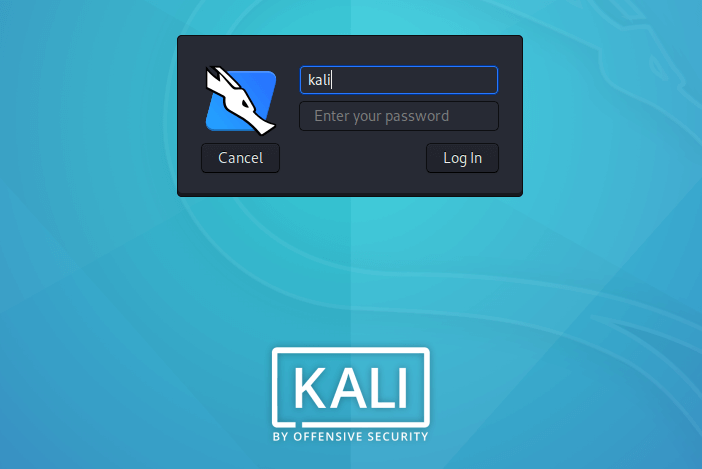 how to add new user-kali-linux-Login Page
