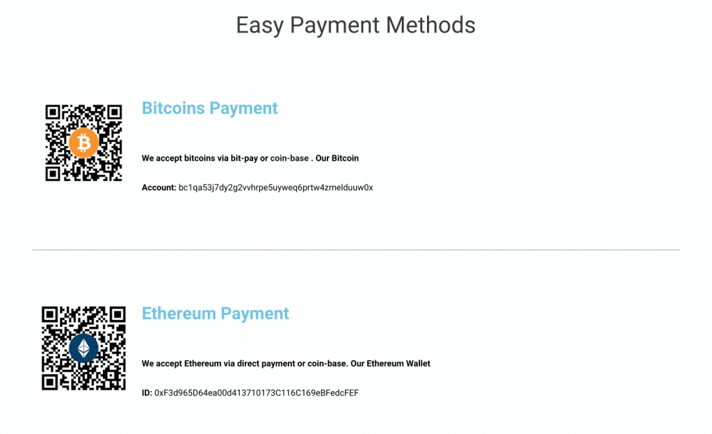 Payment Methods