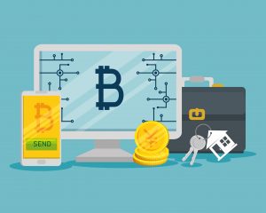 image illustrating the emerging of bitcoin in payment method