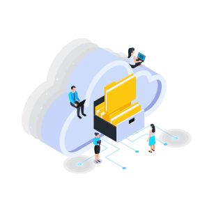 illustration of cloud computing role in data recovery