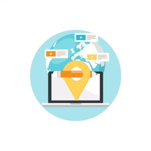 Image illustrating content delivery network (CDN) across the globe