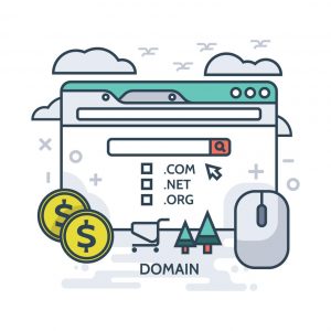 list of most common domains on the market
