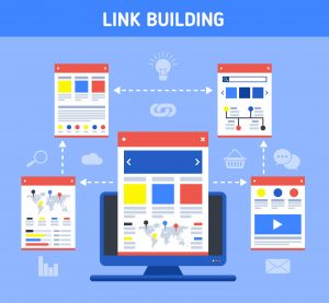 image illustrated effective link building strategy