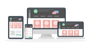 image illustrating Responsive Design on Multiple Devices