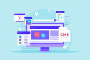 illustration of customised WordPress website 