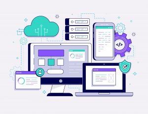 image illustration of wordpress hosting infrastructure
