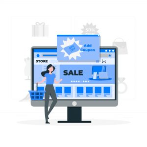 image illustrating website structure of an e-commerce sales