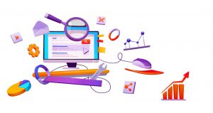 google search console concept in optimising website pages and performance