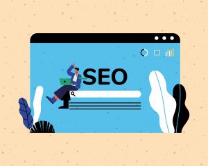 Illustration of seo optimization through alt text of the content