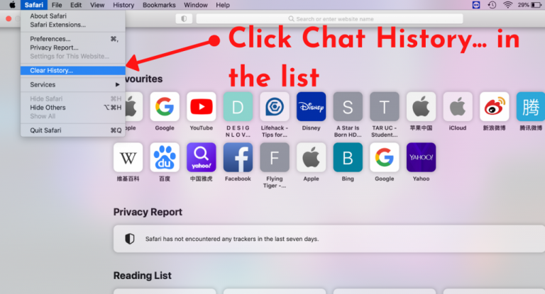 how to clear cache google chrome for apple mac