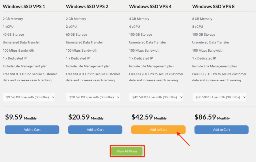 windows vps plan review